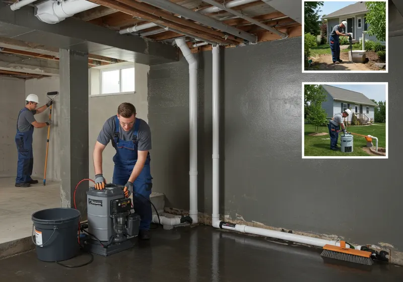 Basement Waterproofing and Flood Prevention process in New Castle, IN